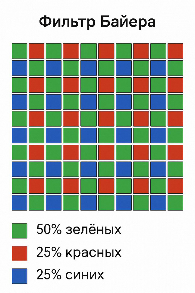 Фильтр Байера Фильтр Байера схема