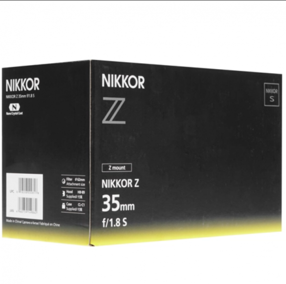 Объектив Nikon 35mm f/1.8S Nikkor Z