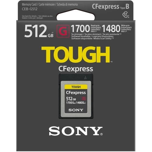 Карта памяти Sony CEB-G 512 GB CFexpress Type B — 