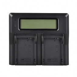 Двойное зарядное у-во BC-Q2 с инфо индикатором для Sony F970/770/ QM50/71/91+usb Charger в Москве