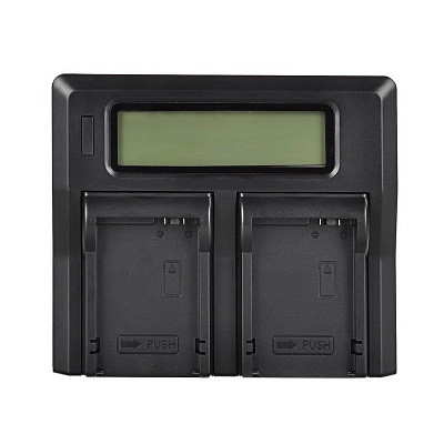 Двойное зарядное у-во BC-Q2 с инфо индикатором для Sony F970/770/ QM50/71/91+usb Charger