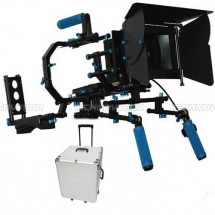 Плечевой упор и обвес Shoulder Mount Follow Focus Matte Box Professional Support System Kit Rig DSLR RL-03 with Metal Box в Москве