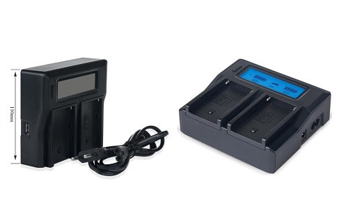 Двойное зарядное у-во BC-Q2 с инфо индикатором для Sony FV70/FH70/FP70 + usb Charger
