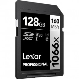 Карта памяти Lexar SDXC 128GB Professional 1066x U3 V30 160Mb/s в Москве