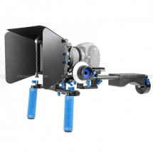 Плечевой упор и обвес Professional Camera Video DSLR 15mm Rail Rod Support System General Matte Box Set RL-04 в Москве