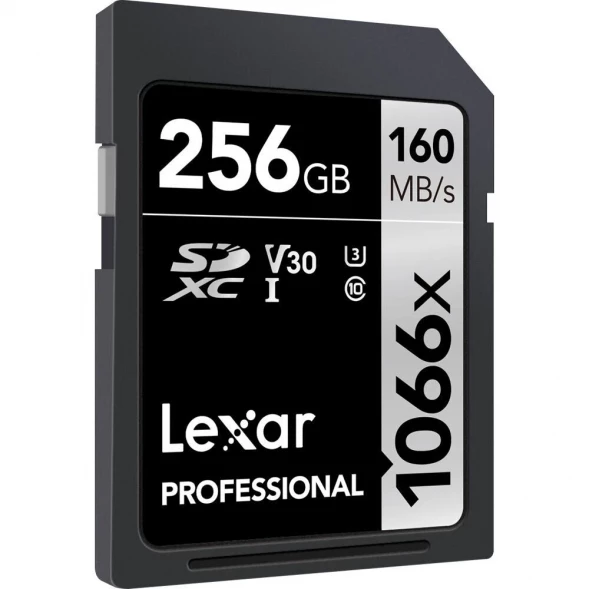 Карта памяти Lexar SDXC 256GB Professional 1066x U3 V30 160Mb/s
