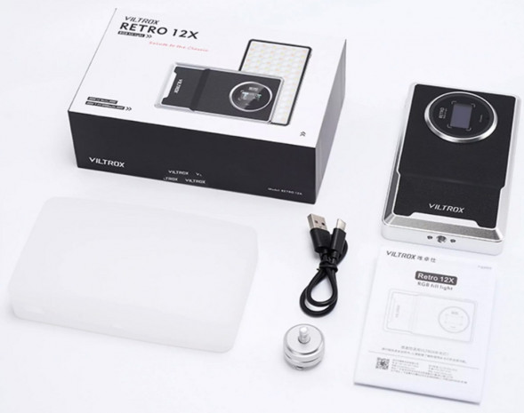 Светодиодная панель Viltrox RETRO 12X (2500K~8500K) RGB с 26 световыми эффектами