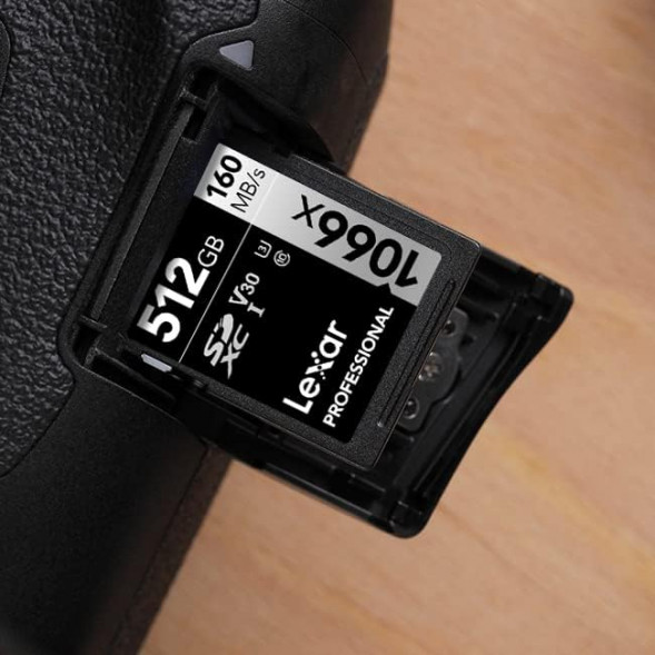 Карта памяти Lexar SDXC 512GB Professional 1066x U3 V30 160Mb/s