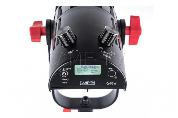 Комплект осветителей 3шт CAME-TV Q-55WMKII-3PACK Boltzen 55w High Output Fresnel Focusable LED Daylight 21000 Lux@1m