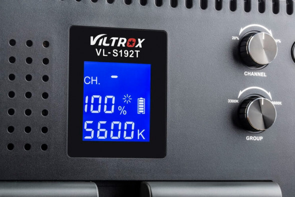 Светодиодная панель Viltrox VL-S192T (3200K-5500K) Сетевой адаптер + Пульт