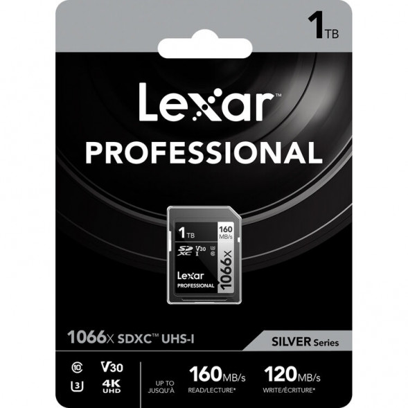 Карта памяти Lexar SDXC 1TB Professional 1066x U3 V30 160Mb/s