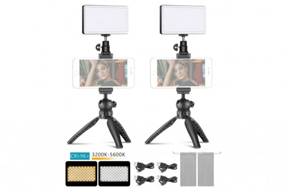 Накамерный свет Professional Mini Portable LED Light M-180AI (3200К-5600К)