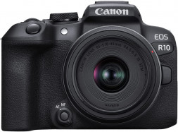 Фотоаппарат беззеркальный Canon EOS R10 Kit RF-S 18-45mm F4.5-6.3 IS STM в Москве