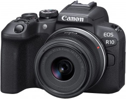 Фотоаппарат беззеркальный Canon EOS R10 Kit RF-S 18-45mm F4.5-6.3 IS STM в Москве