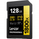 Карта памяти Lexar SDXC 128GB Professional Gold 1800x UHS-II 280/210 MB/s