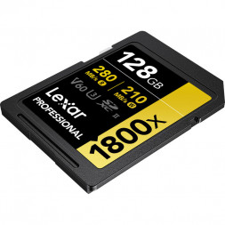 Карта памяти Lexar SDXC 128GB Professional Gold 1800x UHS-II 280/210 MB/s в Москве