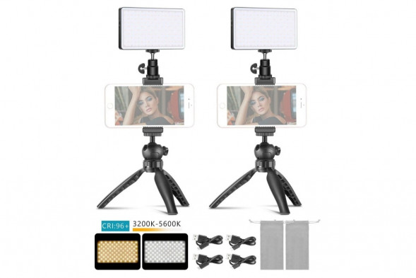 Накамерный свет Professional Mini Portable LED Light M-200AI (3200К-5600К)