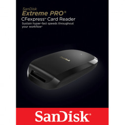 Кардридер SanDisk Extreme PRO CFexpress Card Reader USB 3.1 Gen2 Type C (SDDR-F451-GNGNN) в Москве