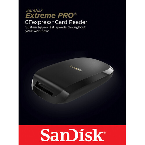 Кардридер SanDisk Extreme PRO CFexpress Card Reader USB 3.1 Gen2 Type C (SDDR-F451-GNGNN)