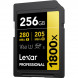 Карта памяти Lexar SDXC 256GB Professional Gold 1800x UHS-II 280/205 MB/s