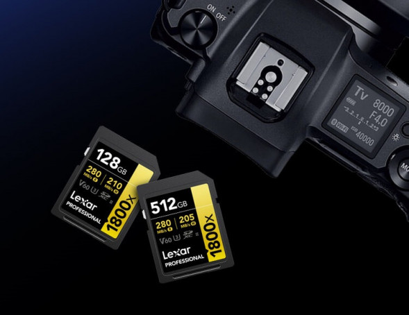 Карта памяти Lexar SDXC 256GB Professional Gold 1800x UHS-II 280/205 MB/s