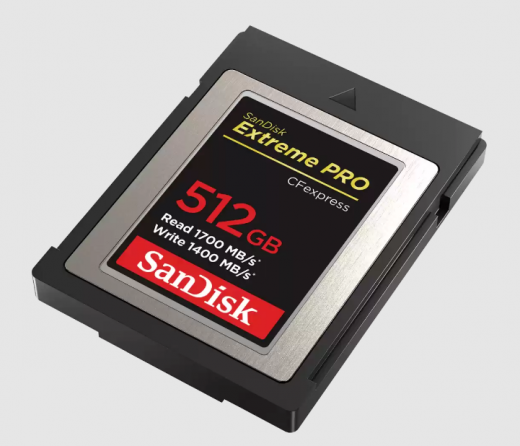 Карта памяти Sandisk Extreme Pro CFExpress Type B 512Gb 1700/1400 Mb/s (SDCFE-512G-GN4NN) — 