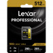 Карта памяти Lexar SDXC 512GB Professional Gold 1800x UHS-II 280/205 MB/s