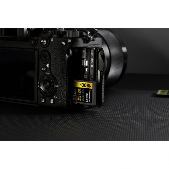 Карта памяти Lexar SDXC 512GB Professional Gold 1800x UHS-II 280/205 MB/s