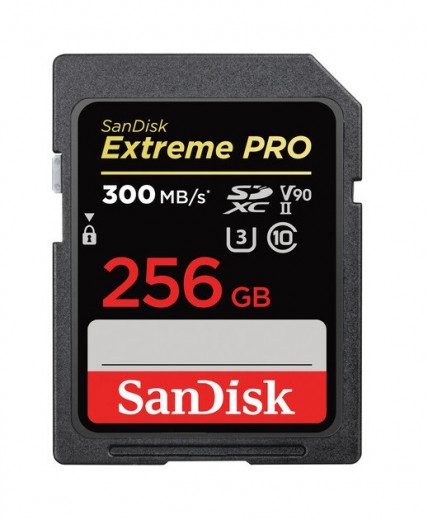 Карта памяти SanDisk Extreme PRO 256GB SDHC UHS-II 300MB/s — 