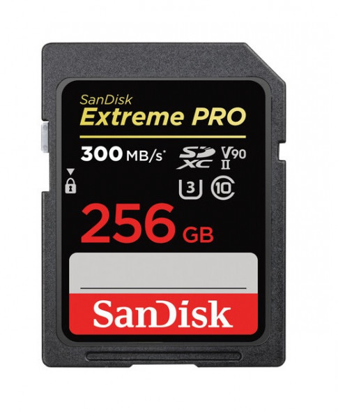 Карта памяти SanDisk Extreme PRO 256GB SDHC UHS-II 300MB/s