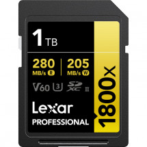 Карта памяти Lexar SDXC 1TB Professional Gold 1800x UHS-II 280/205 MB/s в Москве