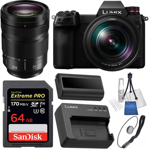 Фотоаппарат беззеркальный Panasonic Lumix DC-S1R Kit 24-105mm