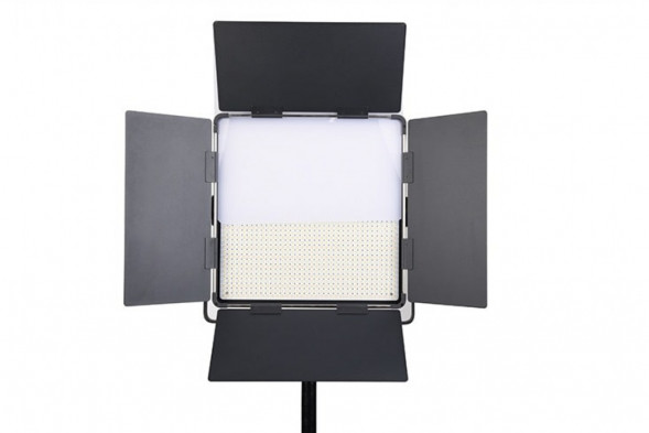 Накамерный свет Professional Video Light LED-1296AS V-Mount комплект Сетевой адаптер, пулт и чехол (3200К-5600К/75W/7800 люкс/1 м)