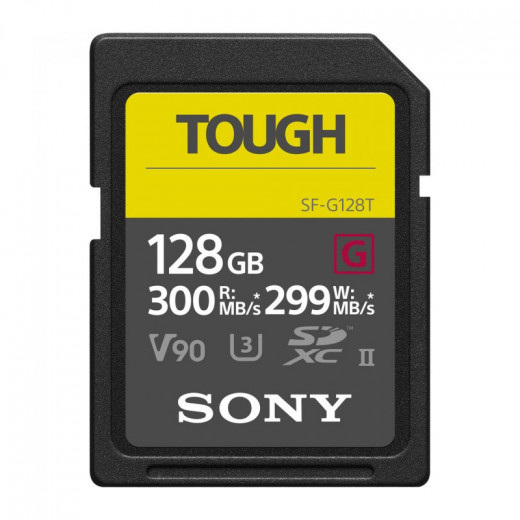 Карта памяти Sony SDXC 128Gb UHS-II U3 300/299 MB/s (SF-G128T) — 