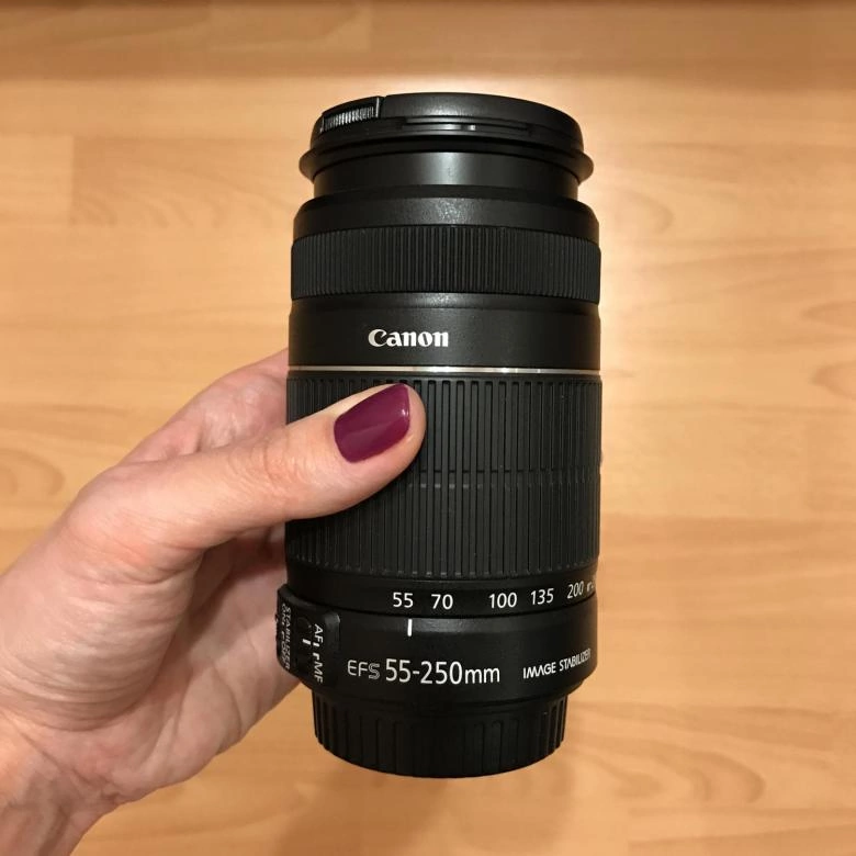 Объектив Canon EF-S 55-250mm f/4-5.6 IS STM купить в Москве в
