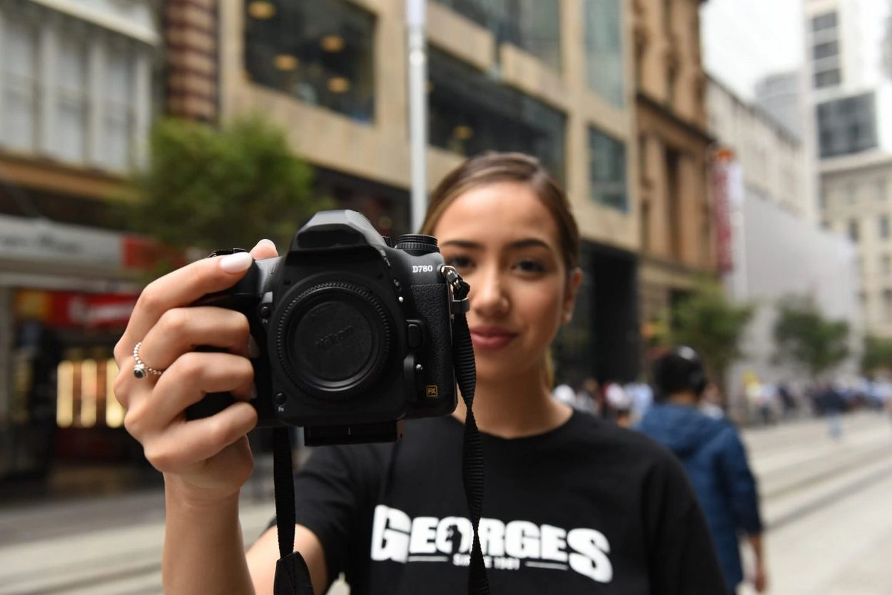 Nikon D780 Body в режиме съемки с экрана