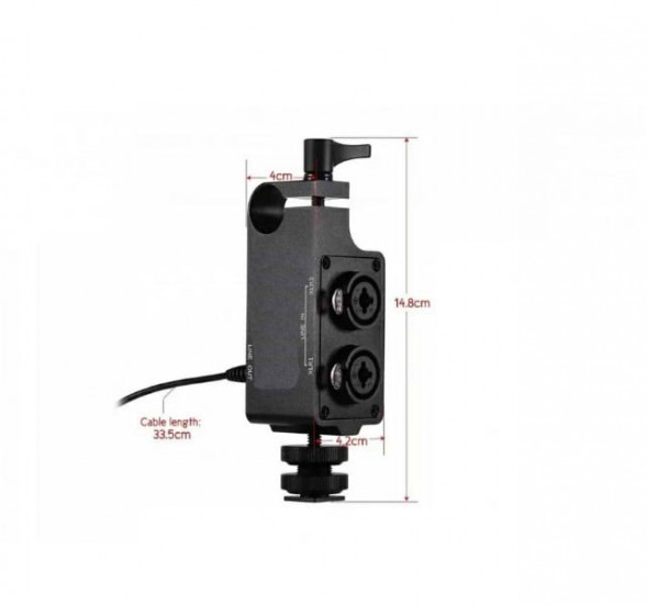 Универсальный двухканальный аудио микшер Boya BY-MA2