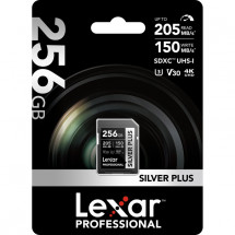Карта памяти Lexar SDXC 256GB Professional Silver Plus V30 U3 205/150MB/s (LSDSIPL256G-BNNNG) в Москве