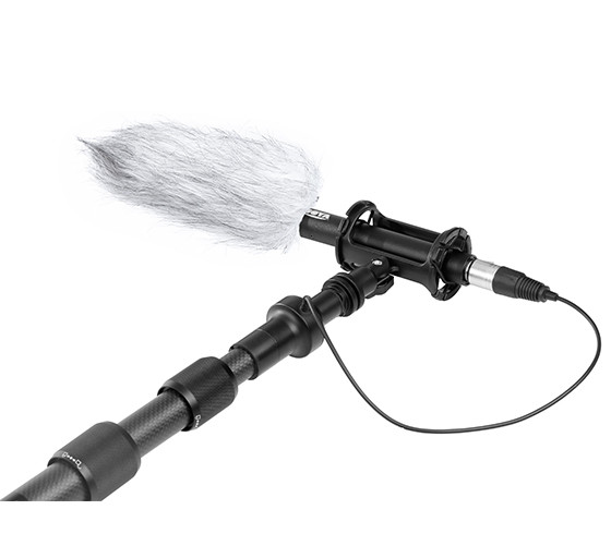 Профессиональный микрофонный монопод Boya BY-PB25  с XLR разъёмом