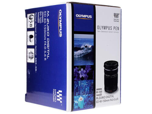 Объектив Olympus ED 40-150mm f/4.0-5.6 R Micro 4/3 черный