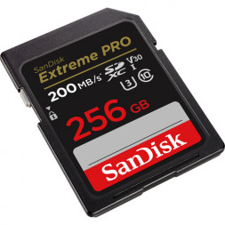 Карта памяти SanDisk Extreme Pro 256GB SDXC UHS-I Class 10 V30 200 MB/s в Москве