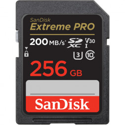 Карта памяти SanDisk Extreme Pro 256GB SDXC UHS-I Class 10 V30 200 MB/s в Москве