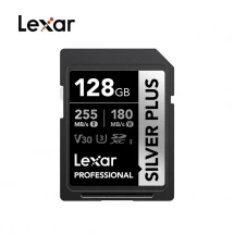 Карта памяти Lexar SDXC 128GB Professional Silver Plus V30 U3 255/180MB/s (LSDSIPL128G-BNNNG) в Москве