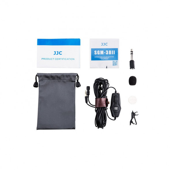 Всенаправленный конденсаторный петличный микрофон JJC SGM-38 II