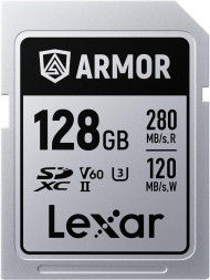 Карта памяти Lexar SDXC 128GB Armor Silver Pro U3 V60 280/120 MB/s [LSDAMSP128G-RNNNG] в Москве