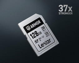 Карта памяти Lexar SDXC 128GB Armor Silver Pro U3 V60 280/120 MB/s [LSDAMSP128G-RNNNG] в Москве