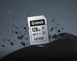 Карта памяти Lexar SDXC 128GB Armor Silver Pro U3 V60 280/120 MB/s [LSDAMSP128G-RNNNG] в Москве