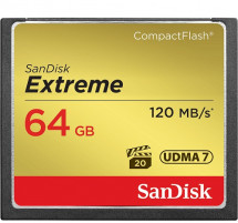 Карта памяти SanDisk Extreme CompactFlash 120MB/s 64GB в Москве