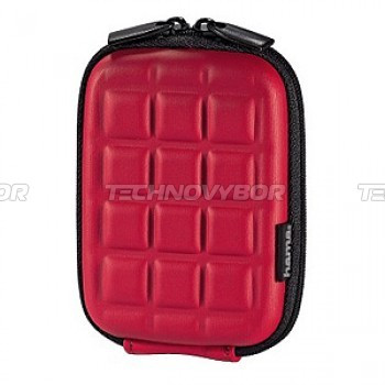 Сумка для фотокамер Hama Hardcase Square 40G красный (00103771)