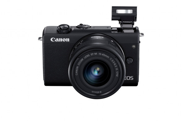 Фотоаппарат беззеркальный Canon EOS M200 Kit EF-M 15-45mm F/3.5-6.3 IS STM, черный